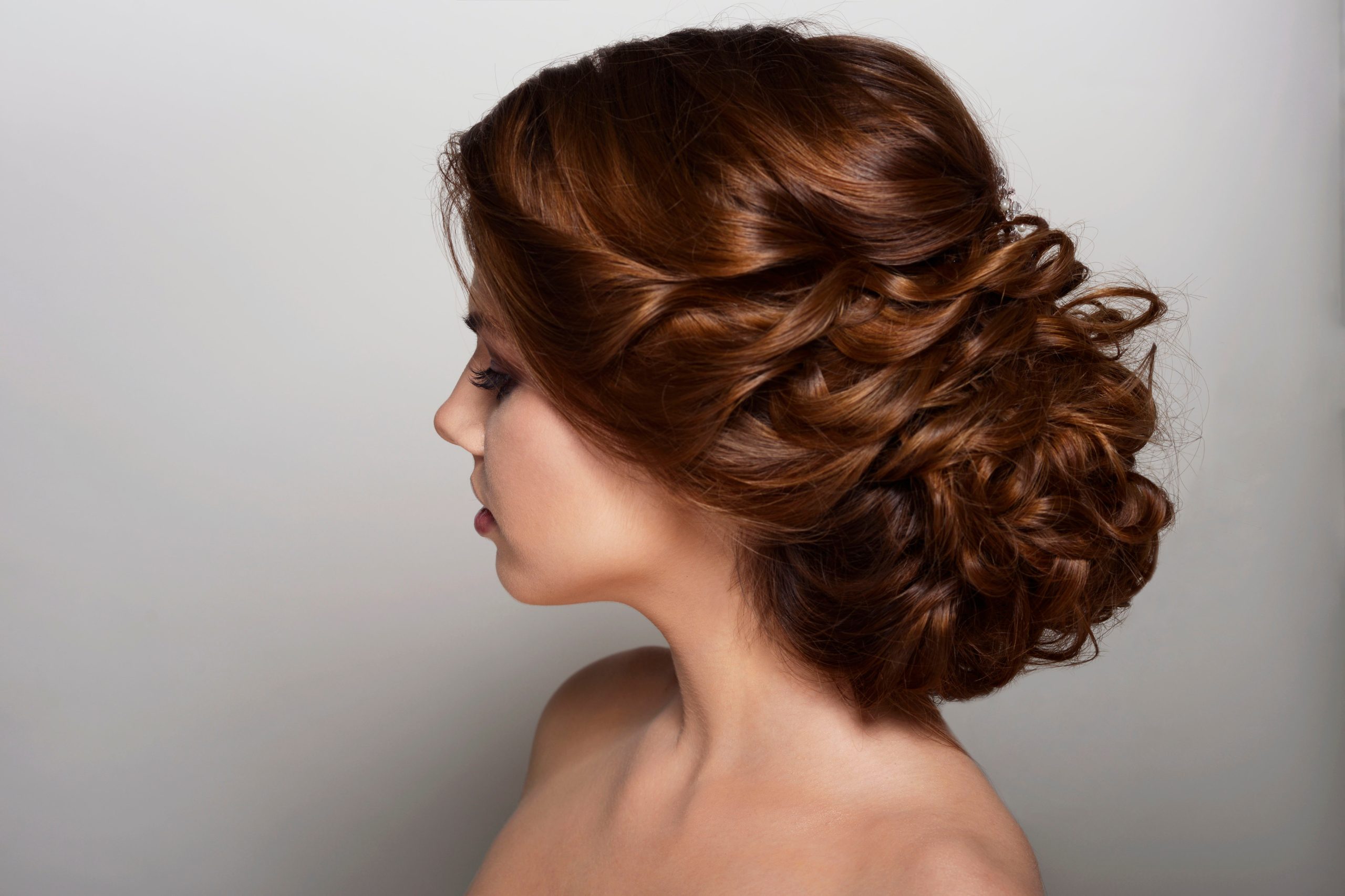 Auburn Sculpted Updo
